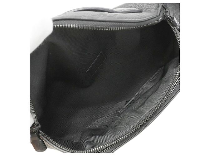 Marsupio Louis Vuitton Monogram Shadow Rush Nero - vista 4