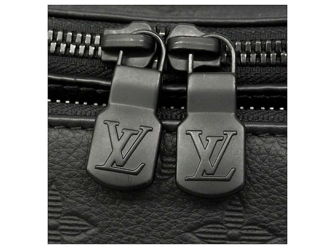 Marsupio Louis Vuitton Monogram Shadow Rush Nero - vista 7