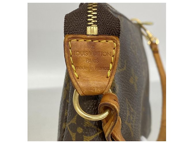 Louis Vuitton Monogram Pochette Accessoires Pochette Marrone - vista 5
