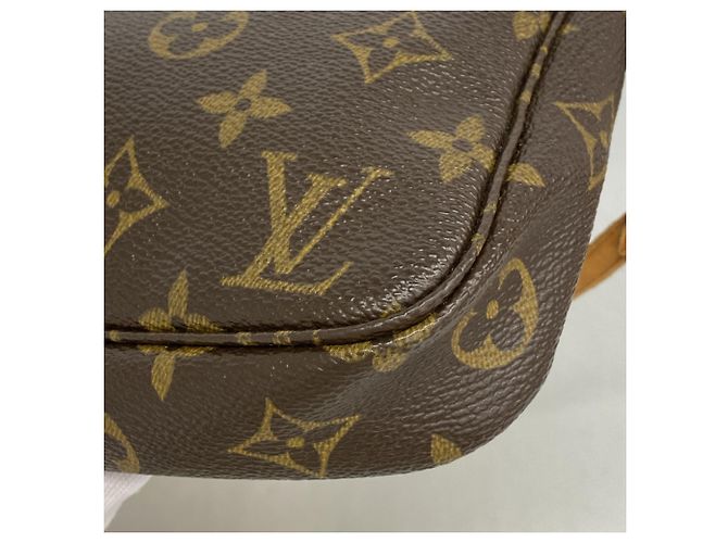 Louis Vuitton Monogram Pochette Accessoires Pochette Marrone - vista 6