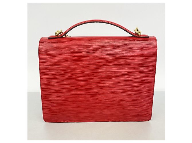 Louis Vuitton Epi Monceau Handbag Red - view 11