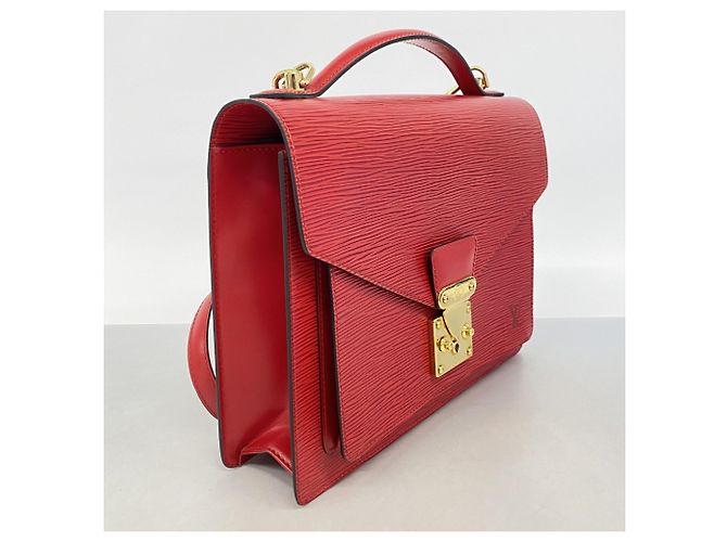 Louis Vuitton Epi Monceau Handbag Red - view 2