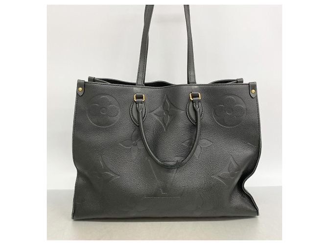 Borsa Tote Louis Vuitton Monogram Empreinte OnTheGo GM Nero - vista 11