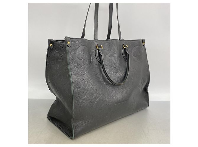 Borsa Tote Louis Vuitton Monogram Empreinte OnTheGo GM Nero - vista 2