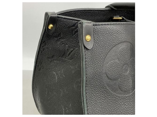Borsa Tote Louis Vuitton Monogram Empreinte OnTheGo GM Nero - vista 7