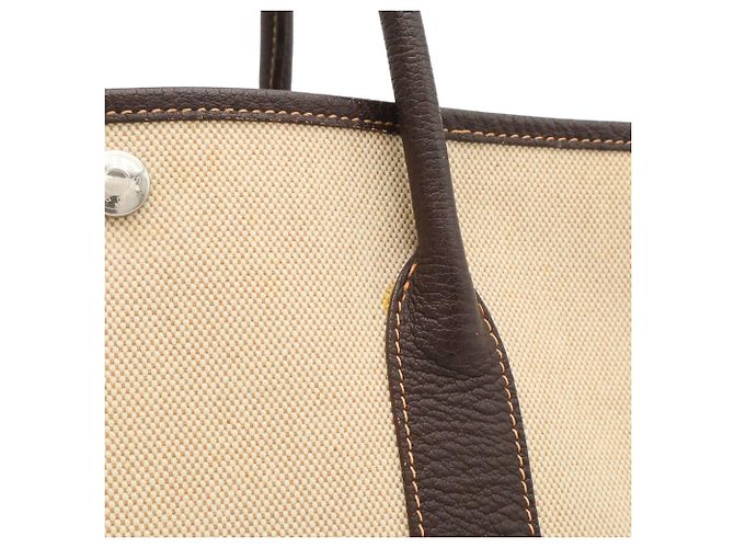 Hermès Borsa Tote Hermes Garden PM Marrone - vista 9