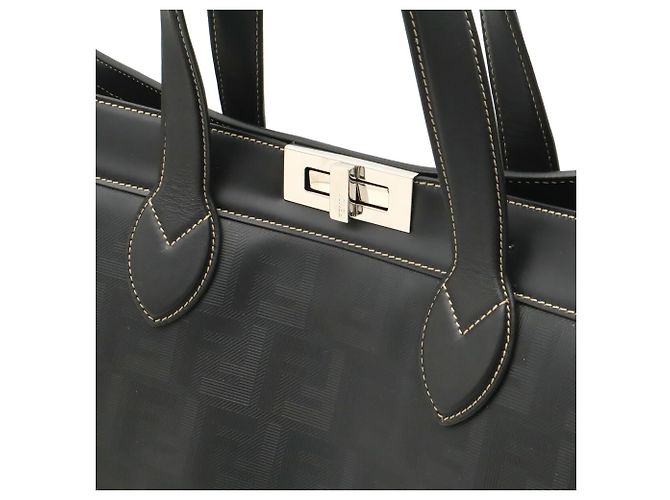 Fendi Peekaboo I.U. 48 Tote Bag Schwarz - Ansicht 10