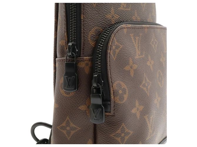 Borsa a tracolla Louis Vuitton Monogram Macassar Avenue Marrone Monogramma - vista 6