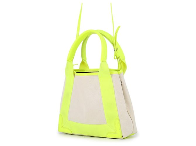 Everyday Borsa a mano gialla Balenciaga Giallo - vista 2