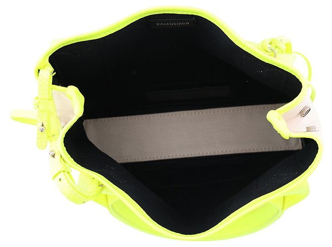 Everyday Borsa a mano gialla Balenciaga Giallo - vista 6