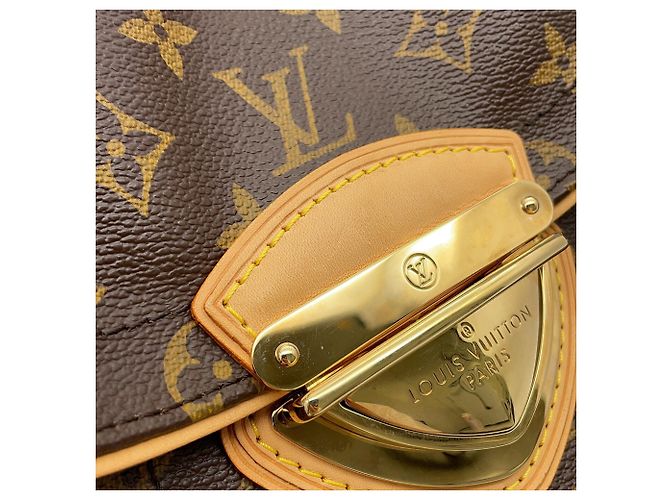 Borsa a tracolla Louis Vuitton Monogram Beverly MM Marrone - vista 11