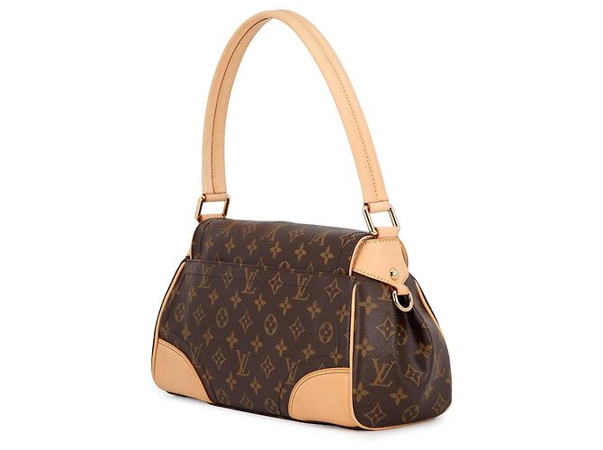 Borsa a tracolla Louis Vuitton Monogram Beverly MM Marrone - vista 2