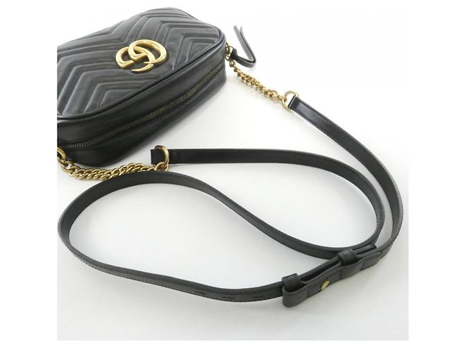 Gucci GG Marmont Shoulder Bag Black - view 5