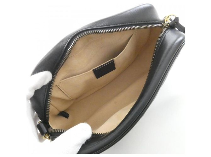 Gucci GG Marmont Shoulder Bag Black - view 6