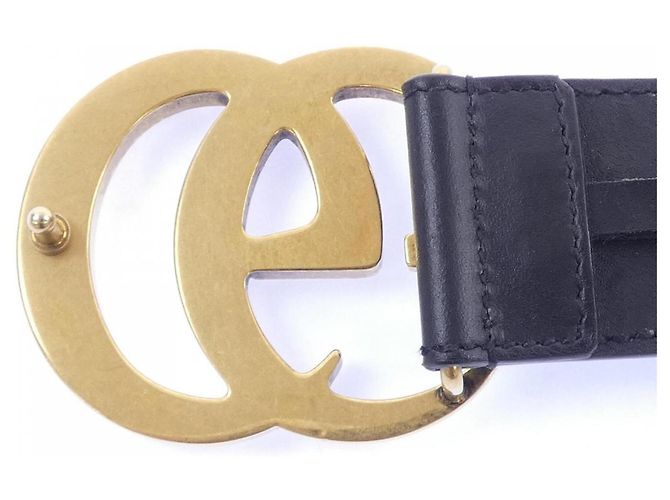 Cintura Gucci 400593 Marrone Nero - vista 3