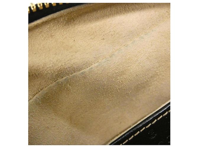Borsa a Spalla Gucci GG Marmont Nero Beige - vista 9