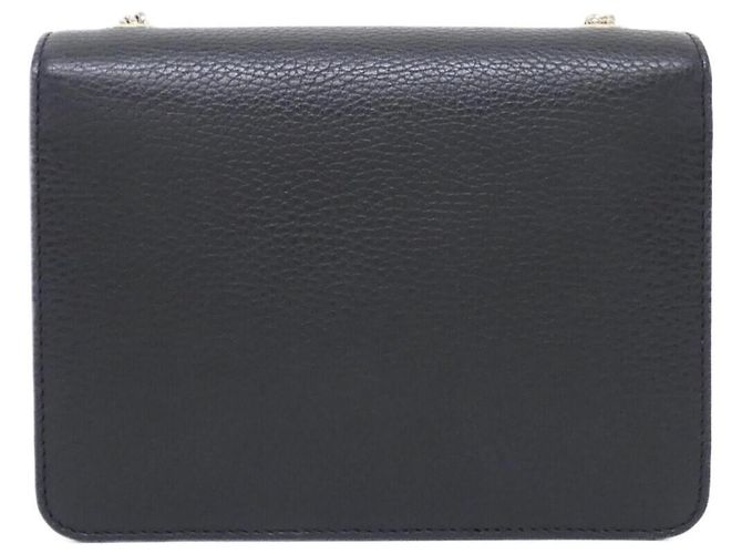 Borsa a tracolla in pelle nera Gucci Nero - vista 2