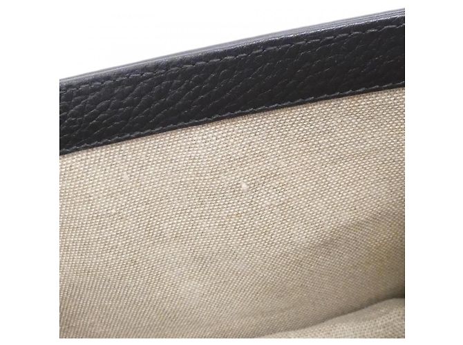 Borsa a tracolla in pelle nera Gucci Nero - vista 8