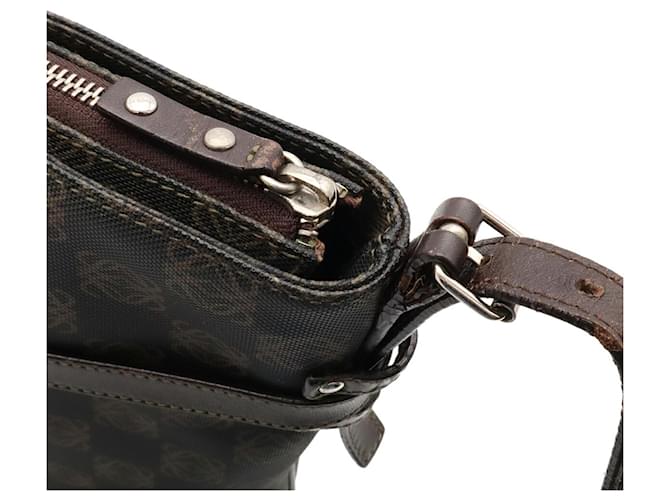 Borsa a tracolla Loewe Repeat Anagram Marrone Nero Marrone scuro - vista 6