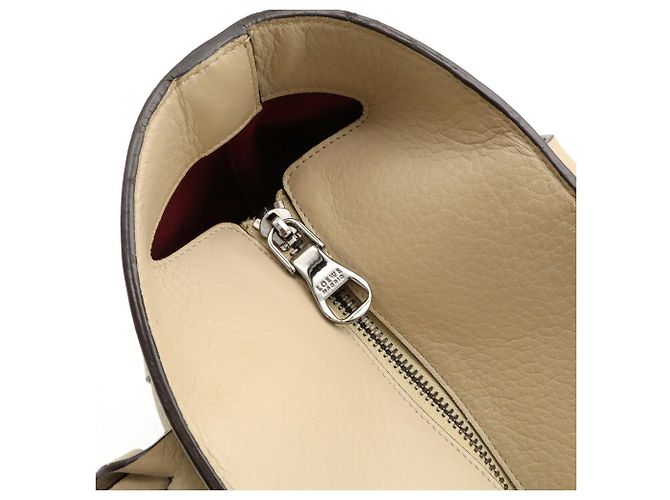 Borsa Loewe Anagram Amazona Fusta Beige - vista 6