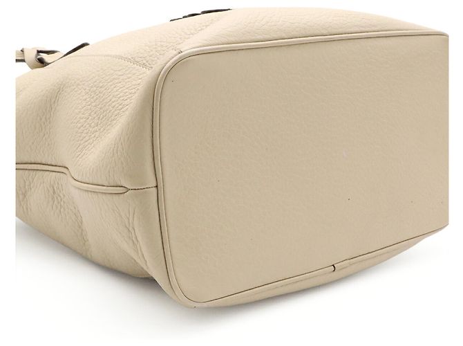 Borsa Loewe Anagram Amazona Fusta Beige - vista 8