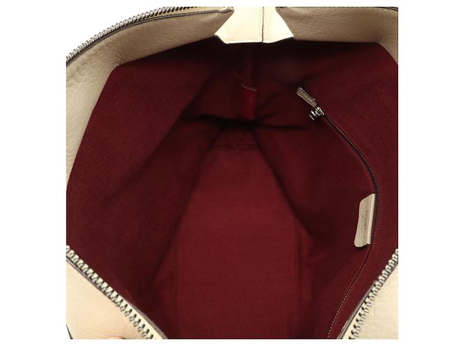 Borsa Loewe Anagram Amazona Fusta Beige - vista 9