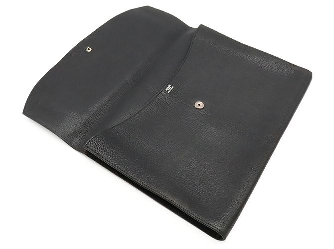 Hermès Pochette Rio Hermes Clutch Bag Nero - vista 9