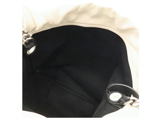 Borsa a Spalla Teddy Small Chain Yves Saint Laurent Crudo - vista 9