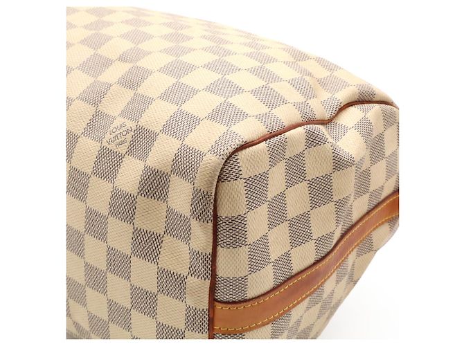 Borsa Louis Vuitton Damier Azur Speedy Bandoulière 30 Crudo - vista 4