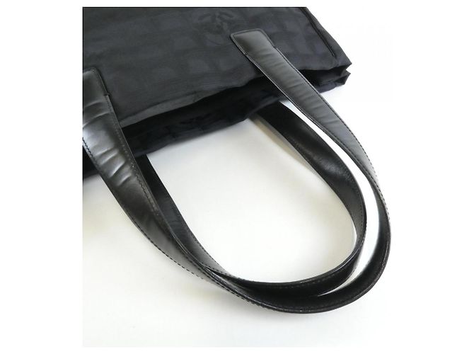 Borsa Chanel Travel Line 15991 Nero - vista 7