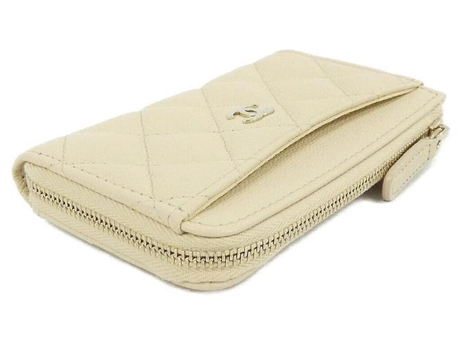 Tarjetero Timeless Classic Chanel Beige - vista 3