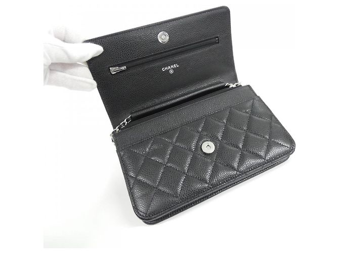 Portafoglio con catena Chanel Timeless Classic Nero - vista 9