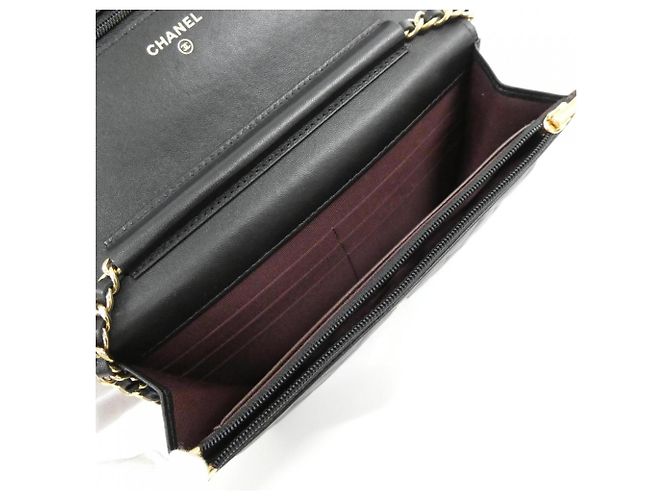 Catena per portafoglio Chanel Timeless Classic Line AP0250 Nero - vista 10