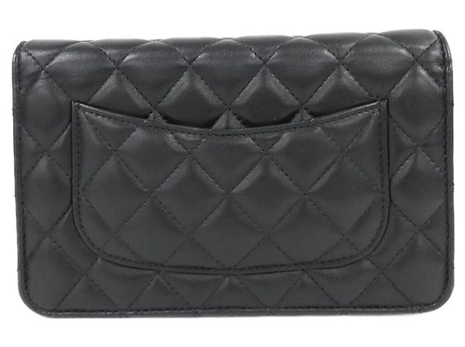 Catena per portafoglio Chanel Timeless Classic Line AP0250 Nero - vista 2