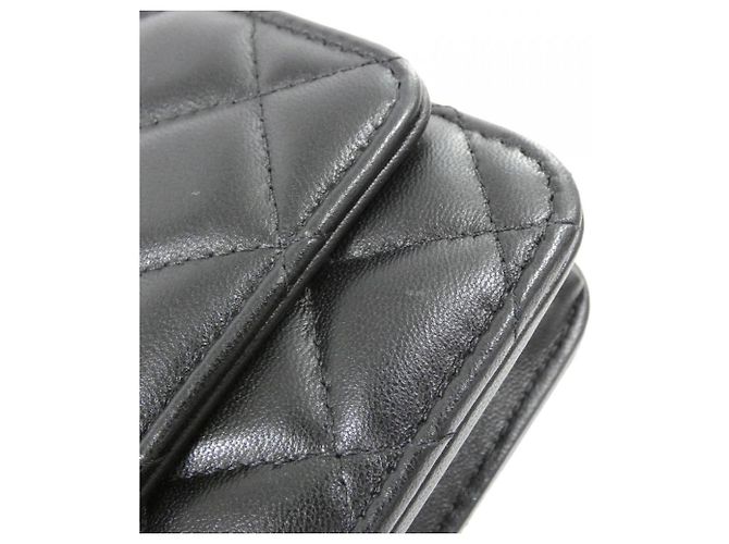 Catena per portafoglio Chanel Timeless Classic Line AP0250 Nero - vista 4