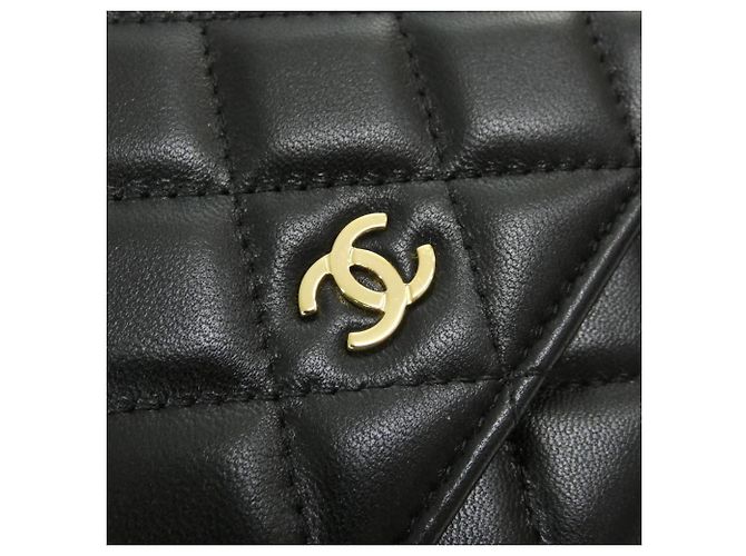 Catena per portafoglio Chanel Timeless Classic Line AP0250 Nero - vista 5