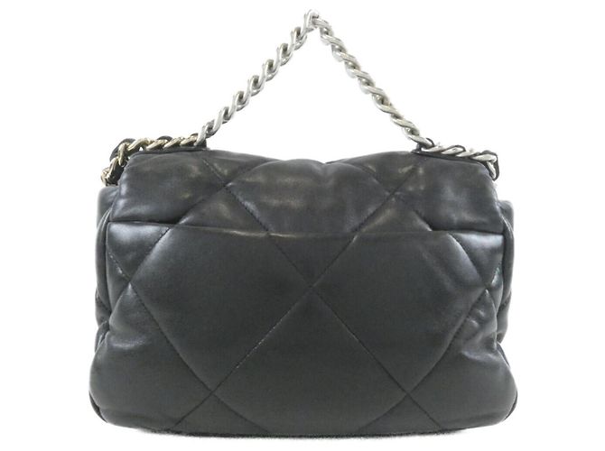 Borsa a tracolla Chanel 19 AS1160 Nero - vista 2