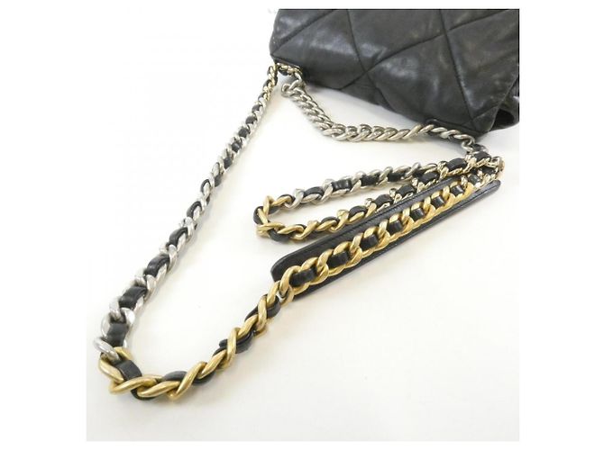 Borsa a tracolla Chanel 19 AS1160 Nero - vista 5