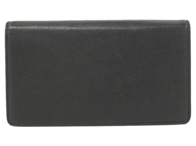 Chanel Sevruga Long Wallet Schwarz - Ansicht 2