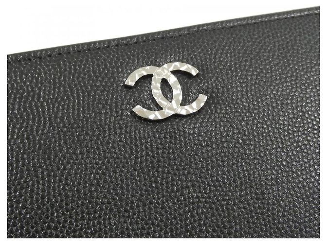 Chanel Sevruga Long Wallet Schwarz - Ansicht 4