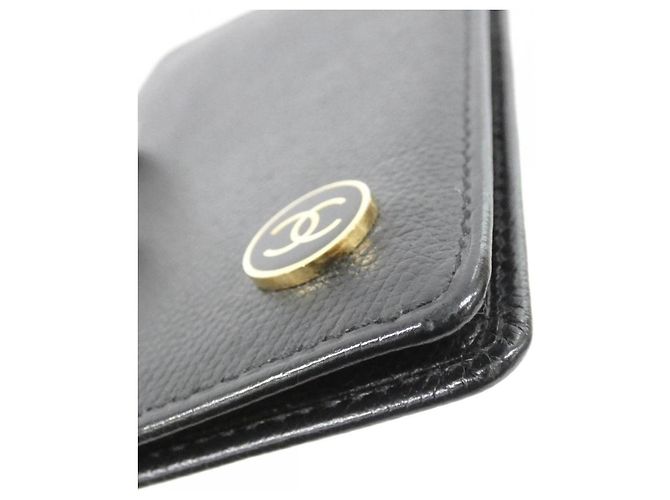 Portacarte Coco Button Line 20910 Chanel Nero - vista 3
