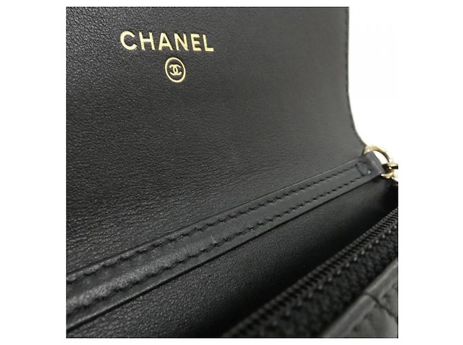 Timeless Portafoglio con Catena Chanel AP1898 Nero - vista 8