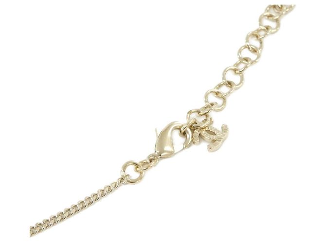 Collana Chanel ABG813 Rosa Bianco D'oro - vista 4