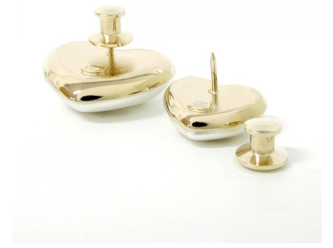 Spilla Chanel AB7007 Oro e Bianco D'oro - vista 3