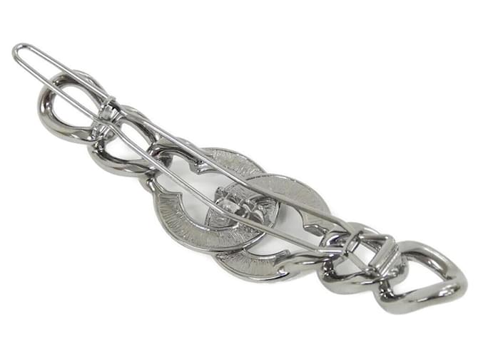 Barrette Chanel AB3785 Argento e Bianco - vista 2