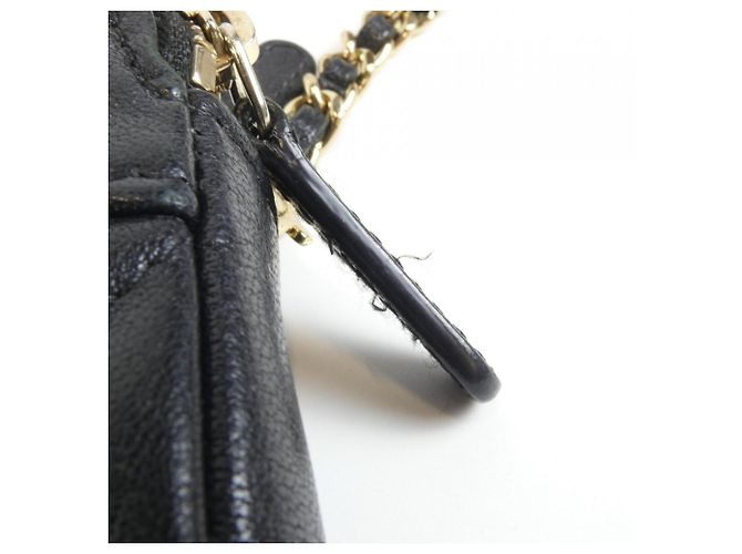 Chanel 70118 Portafoglio con catena in pelle nera Nero - vista 7