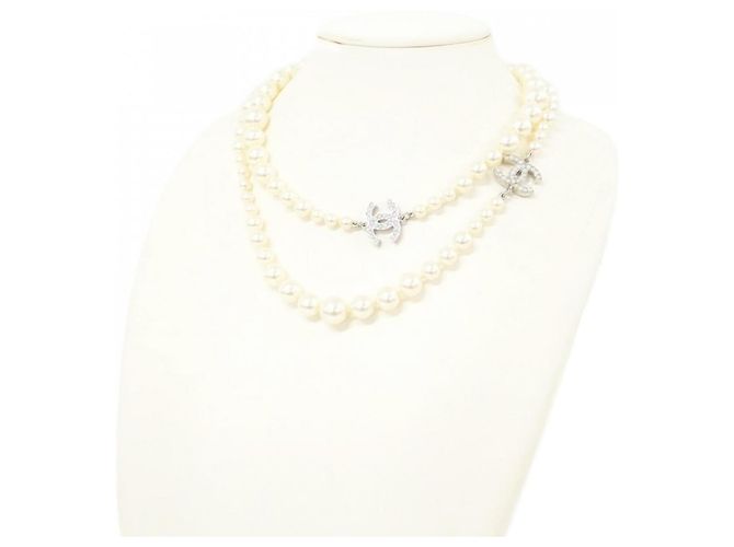 Collana bianca Chanel 27012 Bianco - vista 6