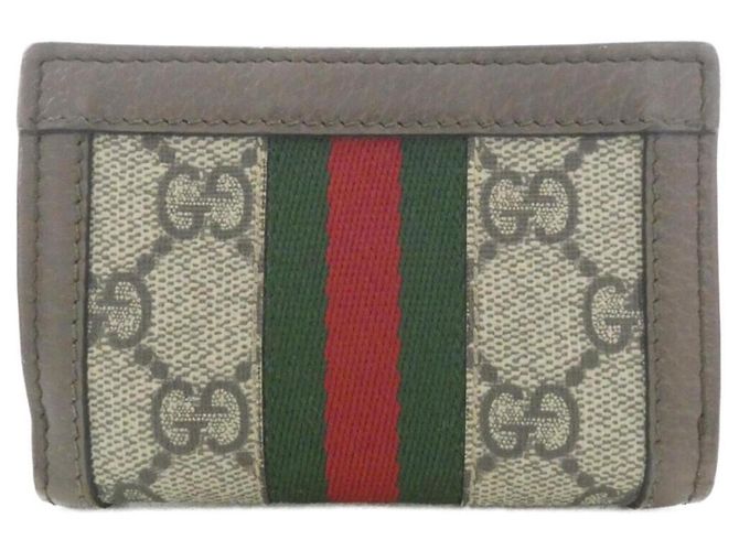 Cartera tríptico Gucci Ophidia Castaño Beige - vista 2