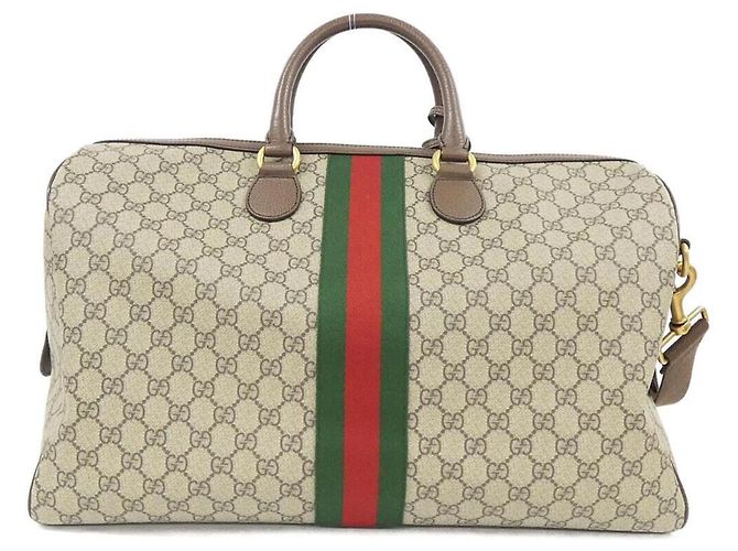 Borsa Boston Gucci SAVOY Marrone Beige - vista 2