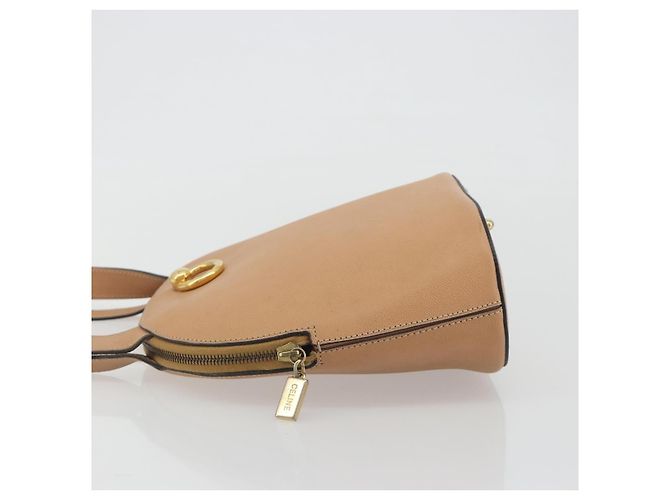 Céline Celine Vintage Leder Beige - Ansicht 4